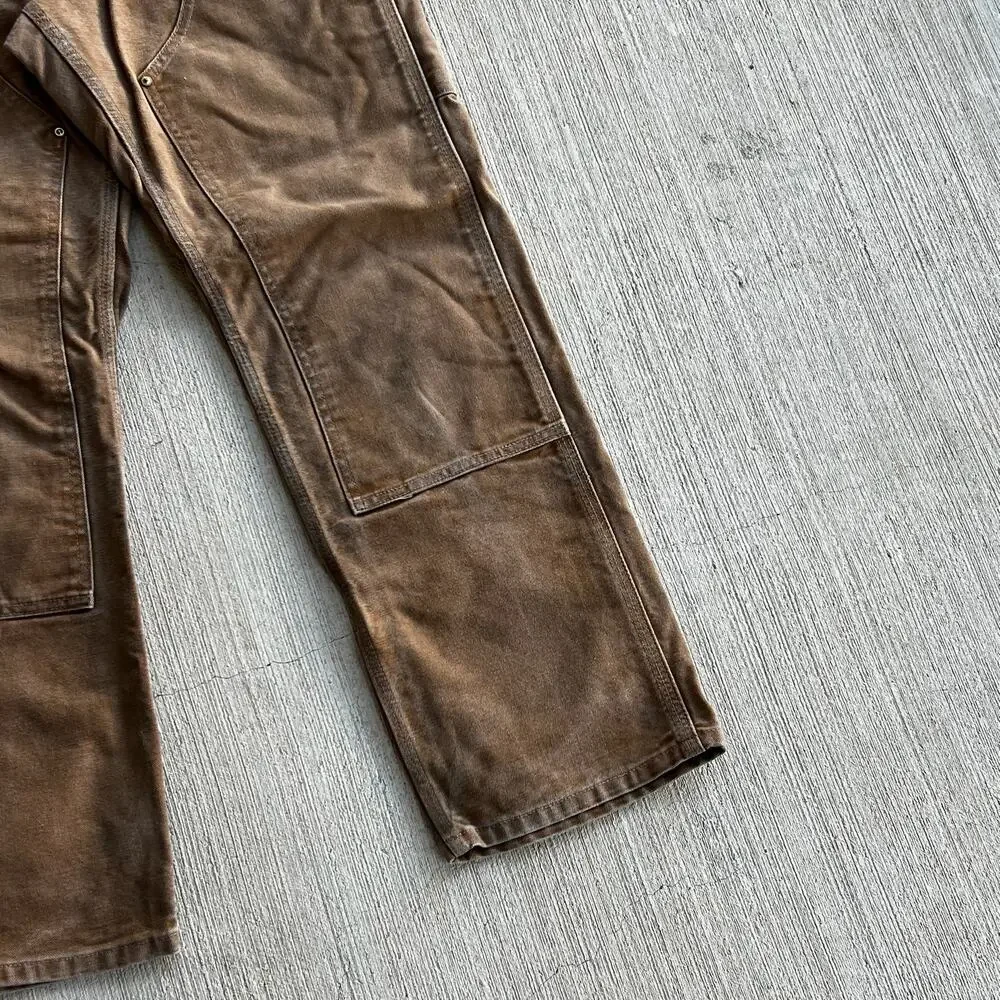 Carhartt brown double knee work wear carpenter pants